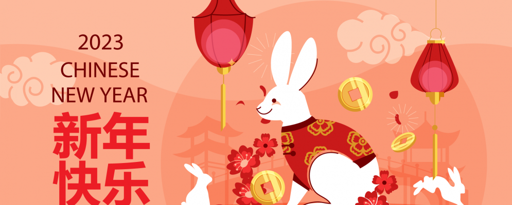 Invitation to Year of Rabbit Lunar New Year Celebration Gathering  2023
